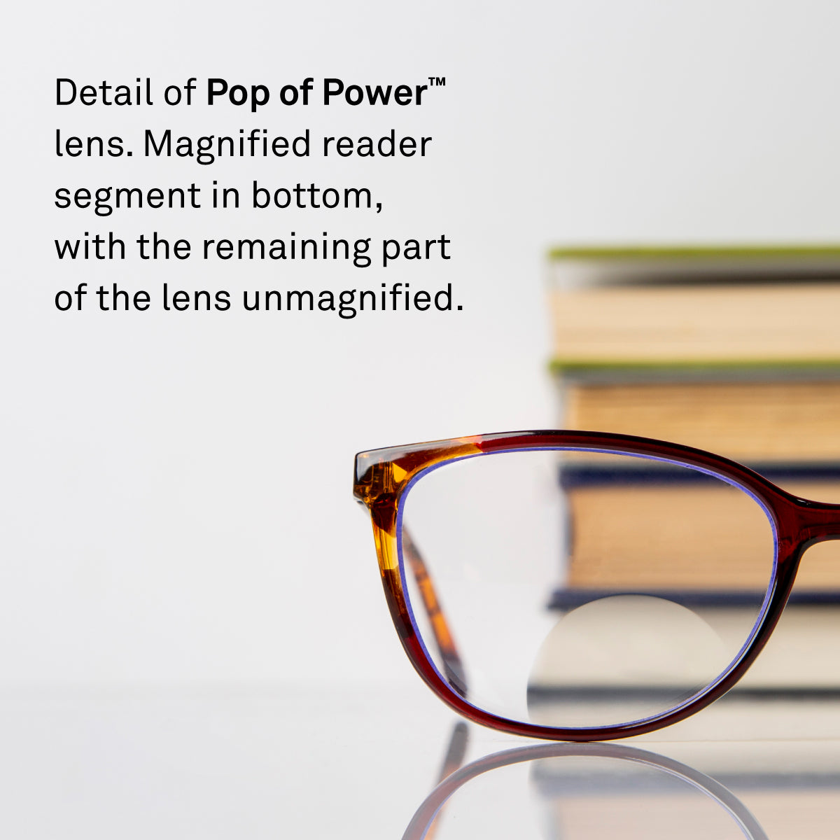 Elana Pop of Power™ Bifocal-Style Blue Light Readers